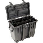 Pelican Protector 1440 Top Loader Case Black With Utility Organizer