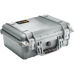 Pelican Protector 1450 Case Silver With Padded Dividers