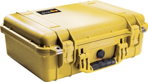 Pelican Protector 1500 Case Yellow No Foam