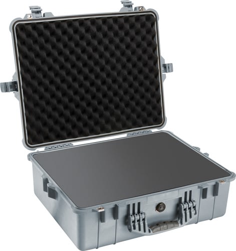 Pelican Protector 1600 Case Silver With Foam