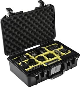 1485Air Case Black with Dividers