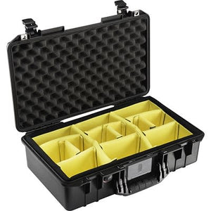 1525Air Case Black With Dividers
