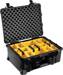 Pelican Protector 1560 Case With Padded Dividers