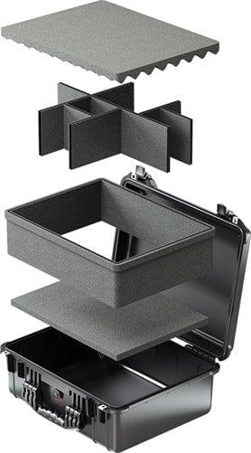 Pelican 1650 Case with TrekPak Kit Included