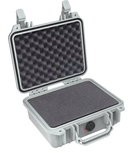 Pelican Protector 1200 Case Silver With Foam