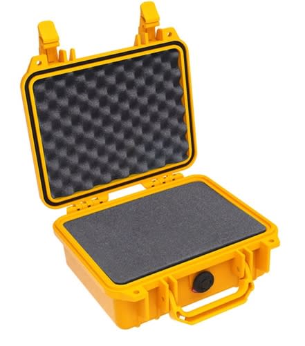 Pelican Protector 1200 Case Yellow With Foam
