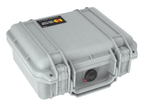 Pelican Protector 1200 Case Silver No Foam