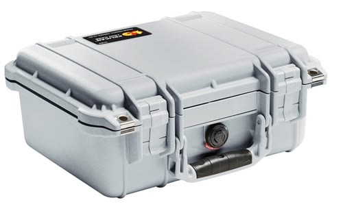 Pelican Protector 1400 Case Silver No Foam