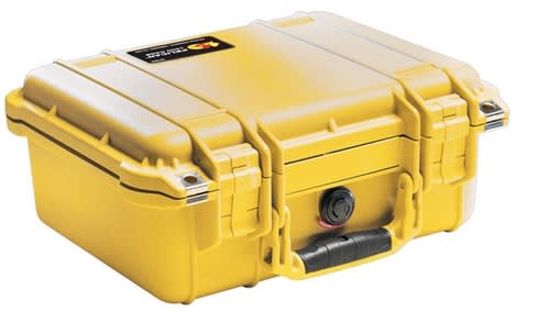 Pelican Protector 1400 Case Yellow No Foam