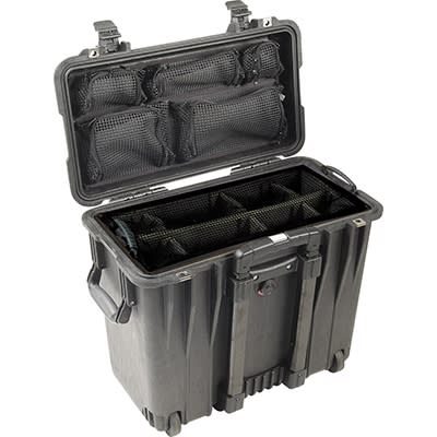 Pelican Protector 1440 Top Loader Case Black With Utility Organizer