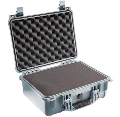 Pelican Protector 1450 Case Silver With Foam