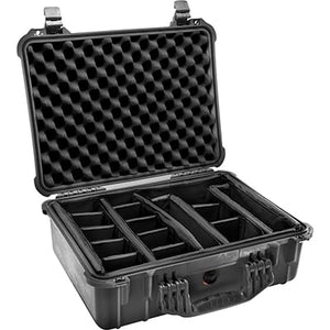 Pelican Protector 1520 Case Black  With Padded Dividers