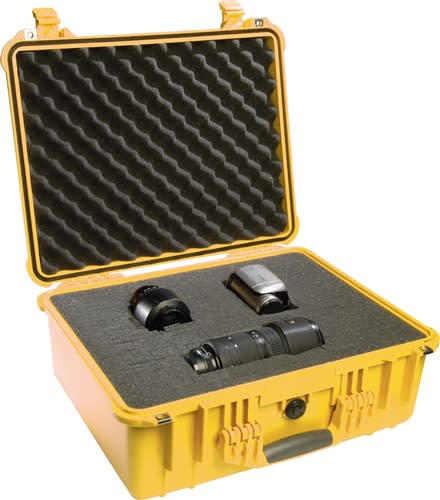Pelican Protector 1550 Case Yellow With Foam