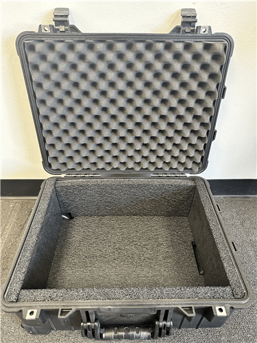 Pelican 1560 case with 1" Recycled Plam Liner