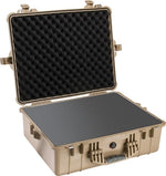 Pelican Protector 1600 Case Desert Tan With Foam
