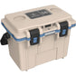 14QT PERSONAL COOLER, TAN - KASHMIR BLUE