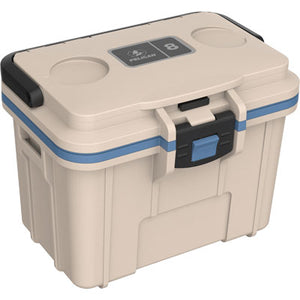 8QT PERSONAL COOLER, TAN - KASHMIR BLUE