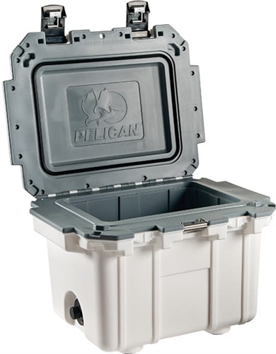 30QT Elite Cooler White/Gray