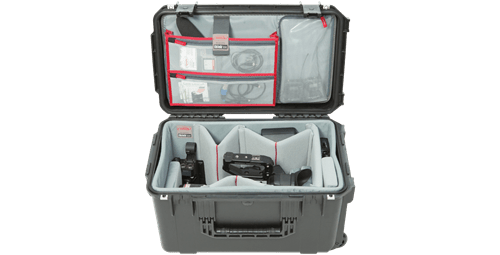 iSeries  3i-2213-12DL Case w/Think Tank Designed Dividers & Lid Organizer