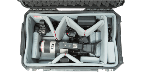 iSeries  3i-2213-12DL Case w/Think Tank Designed Dividers & Lid Organizer