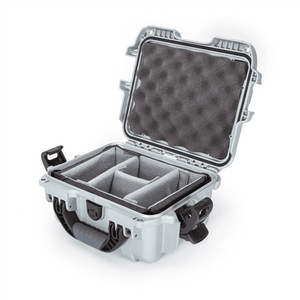 Nanuk 905 Silver W/Padded Divider