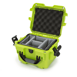 Nanuk 908 Lime W/Padded Dividers