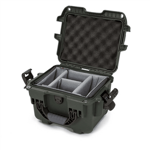 Nanuk 908 Olive W/Padded Dividers