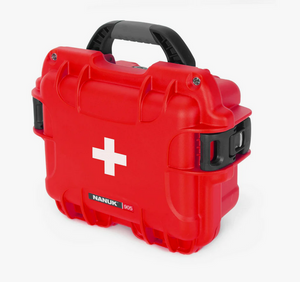 Nanuk 905 Empty/ First aid Logo Red