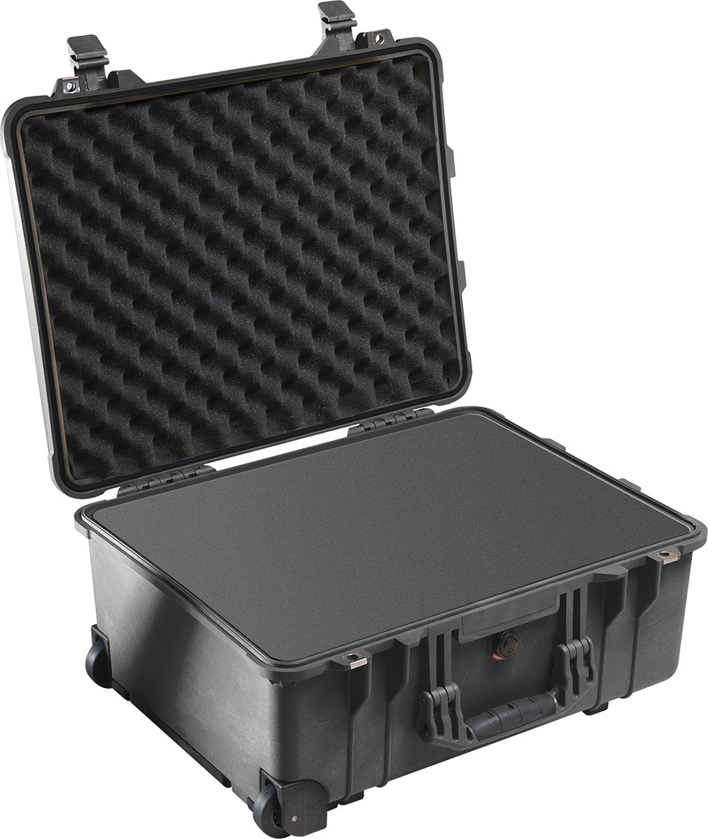 Pelican Protector 1560 Case Black With Foam New Push Latch