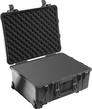 Pelican Protector 1560 Case Black With Foam New Push Latch