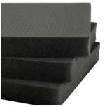 Pelican 1612 Pick N Pluck foam sections set of 3 for Pelican 1610 case with stacked black replacement foam layers