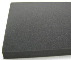 Foamerica mid-section only for Pelican 1700 case with one black flat replacement foam insert for case fit