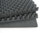 AFP1705-CONV double convoluted foam set for Pelican 1700 case with two black egg-crate foam layers and flat foam insert