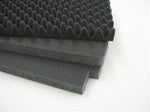 AFP1753-PE replacement PE foam for Pelican 1750 case with black convoluted lid foam and stacked flat foam inserts