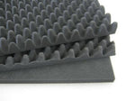 AFP1755-CONV double convoluted foam set for Pelican 1750 case with two black egg-crate foam layers and flat insert