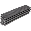 Pelican 1755AirFS 4-piece replacement foam set with convoluted top foam and stacked black flat foam inserts for case fit