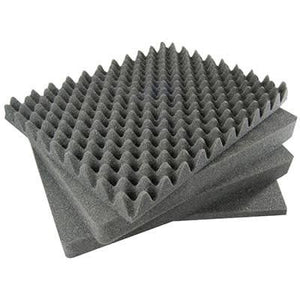 Pelican Protector 1770 4-piece replacement foam set with convoluted lid foam and black flat foam inserts for case fit