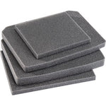 4-piece solid foam set for V100 case with four stacked black flat foam inserts designed for protective case replacement fit