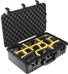 1555Air Case Black With Dividers