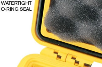 Pelican 1500-000-110  Crushproof Black Case with Foam Insert