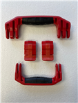 Red Latch and Handle Set